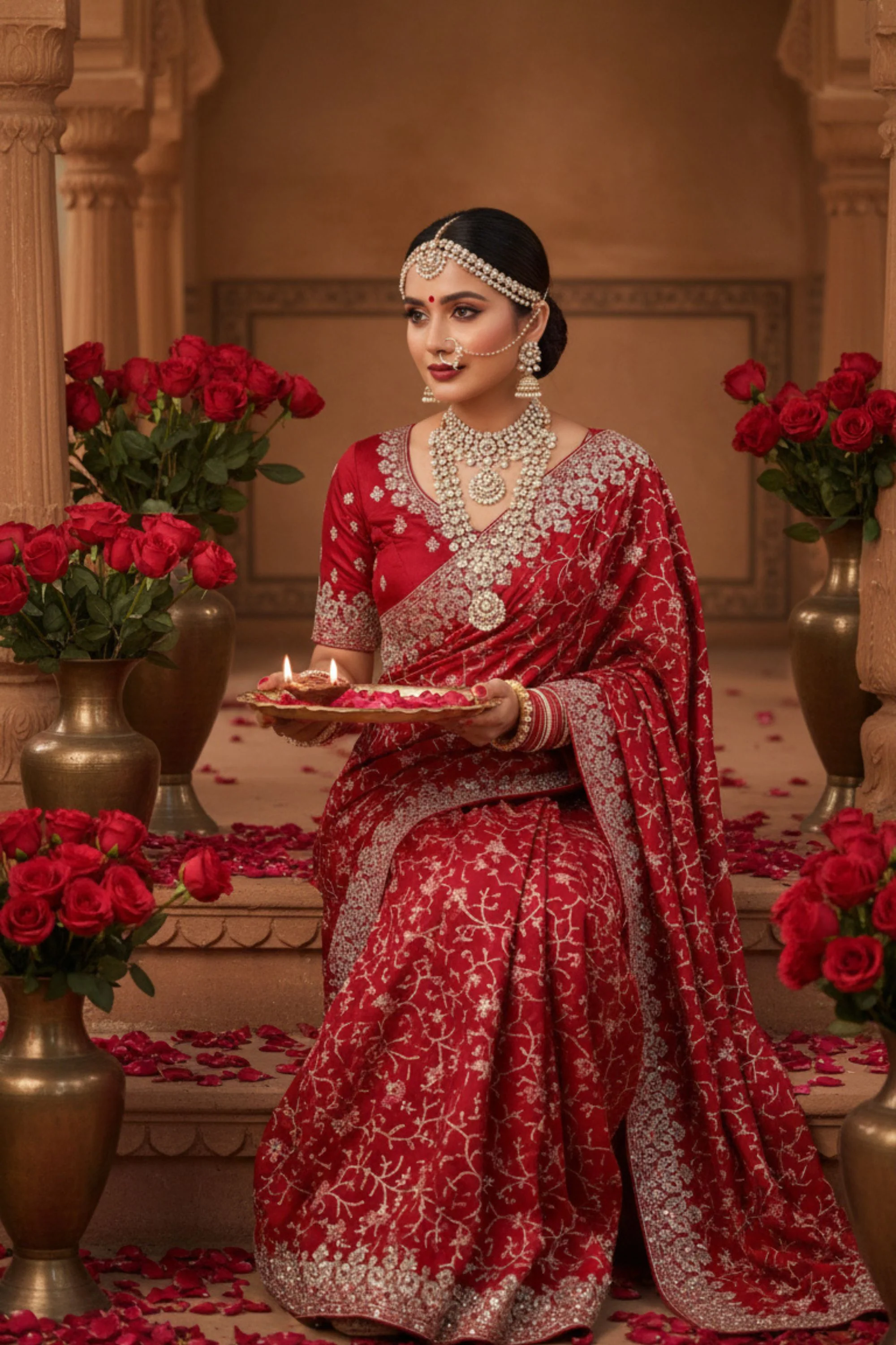 Parshvasadi Bridal Saree