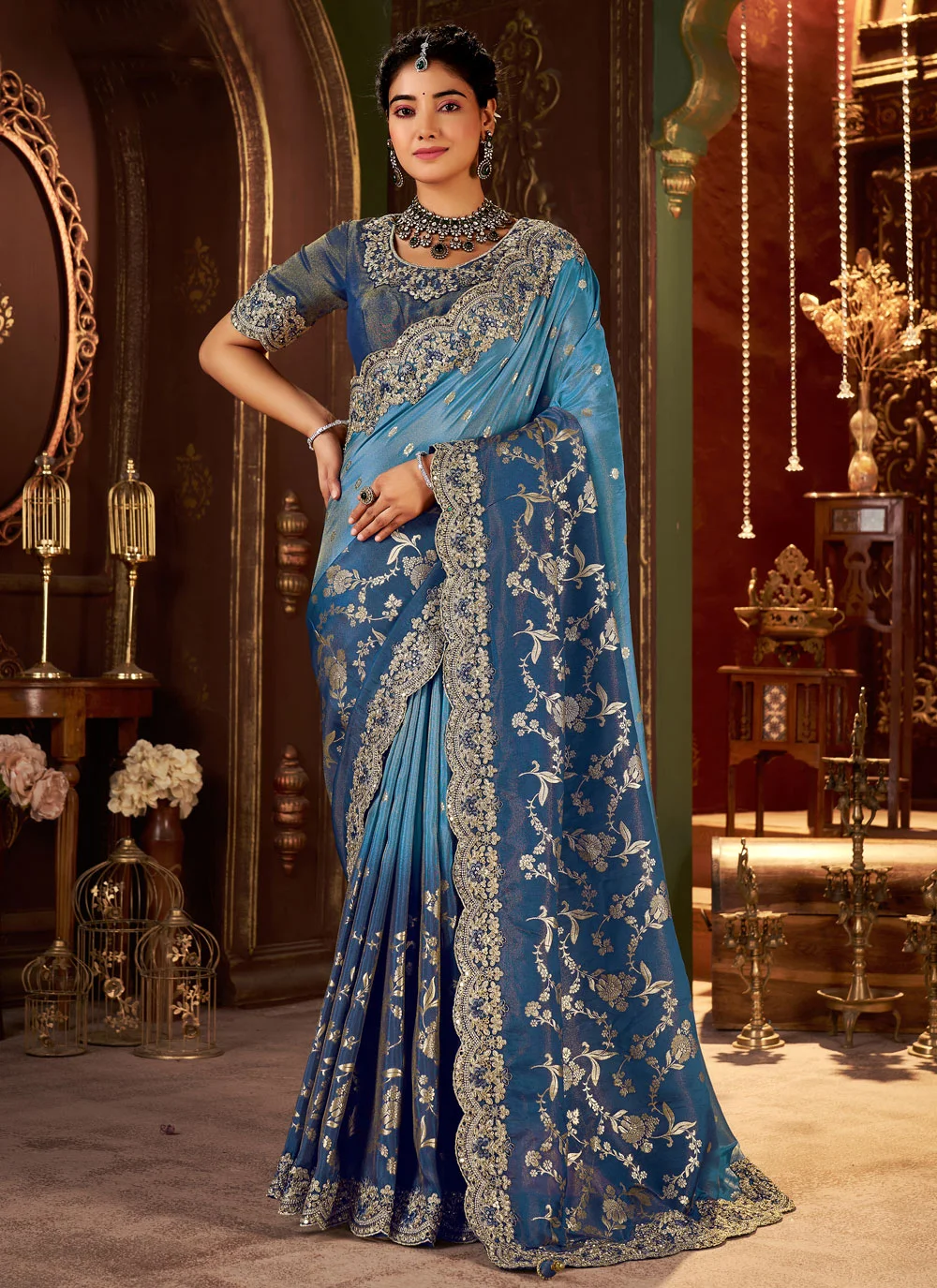 Parshvasadi Traditional Saree